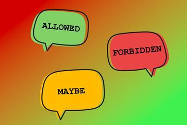 Allowed, forbidden, maybe