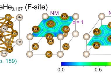 hcp FeHe0.167 (F-site)