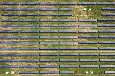 Solar plant near Beijing, China