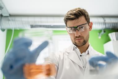 Scientist in the lab