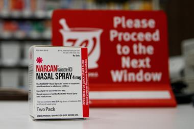 A picture of the Narcan spray