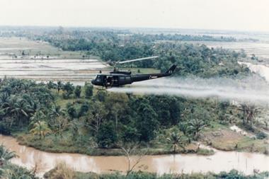 US military sprayed more than 40 million litres of dioxin contaminated Agent Orange on forested areas in South Vietnam between 1962 and 1971