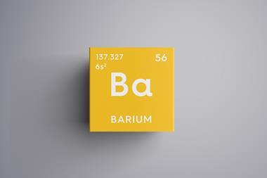 An image showing a barium periodic table tile