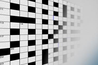 Cryptic crossword grid 085