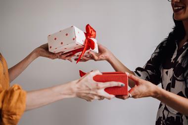 Exchanging gifts