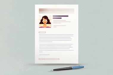 Job candidate's CV