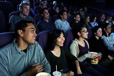 An image showing the audience in a movie theatre