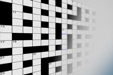 Cryptic crossword grid 103