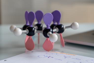 A physical molecular model of Benzene