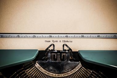 An image showing an old typewriter