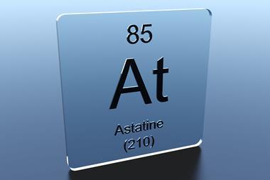 Astatine elemental symbol