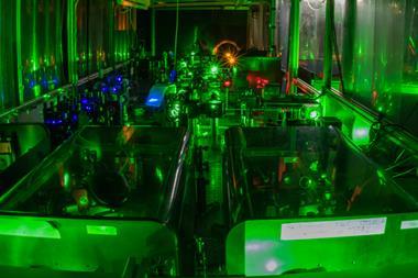 An image showing RILIS at ISOLDE, CERN