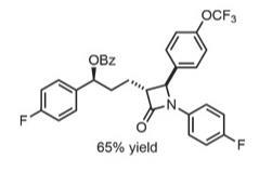 Trifluoromethylation of a simple cholesterol absorption inhibitor