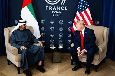 Sheikh Mohamed bin Zayed Al Nahyan and Trump