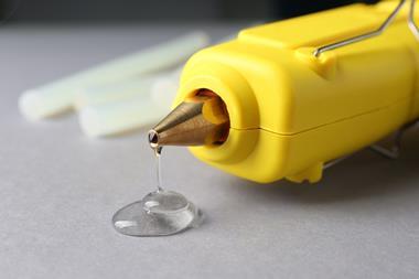 Melted glue