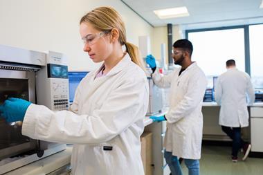 Laboratory workers