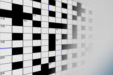 Cryptic crossword grid 070