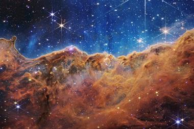 NIRCam Image of the “Cosmic Cliffs” in Carina