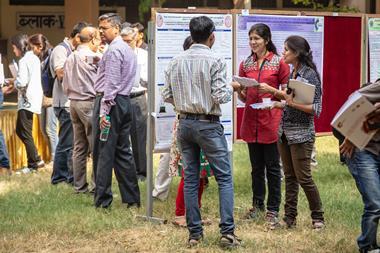 Poster presentations at the Royal Society of Chemistry India roadshow