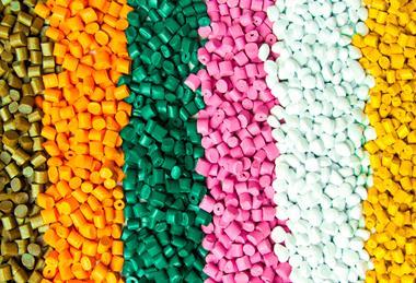 Plastic polymer pellets