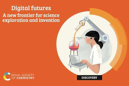 The cover of the Royal Society of Chemistry 'Digital Futures' repory