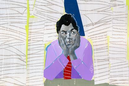Man with paperwork