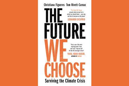 An image shoing the book cover of The future we choose