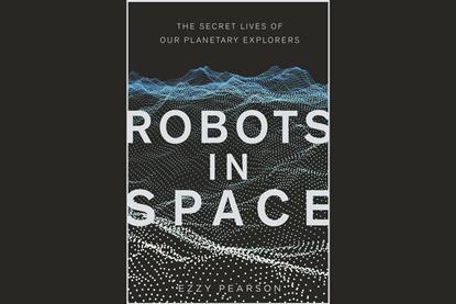 An image showing the book cover of Robots in space