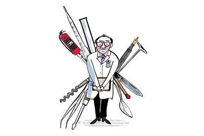 Man as Swiss knife