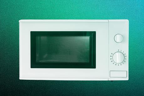 An illustration of a microwave oven