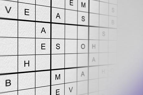 Wordoku grid 105