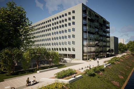 Rendering of the Silesian Interdisciplinary Chemistry Centre