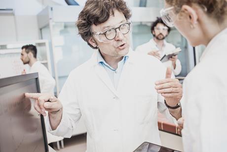 Scientists in the lab