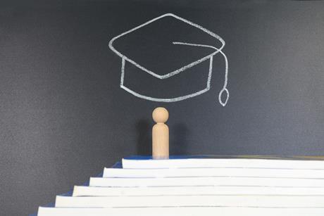 Books and a mortar board