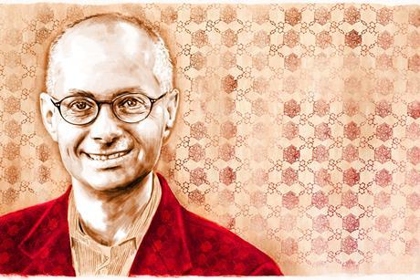 An illustrated portrait of Omar Yaghi
