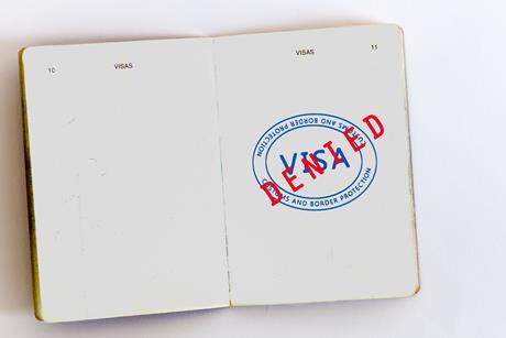 Denied visa