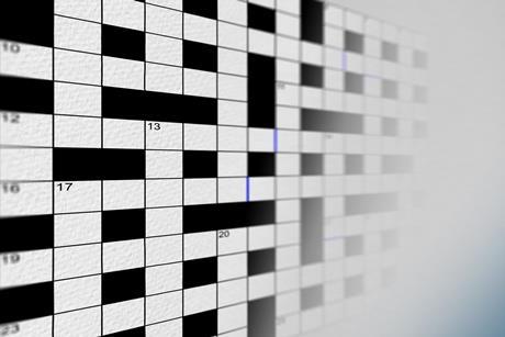 Cryptic crossword grid 075