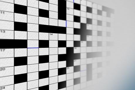 Cryptic crossword grid 076