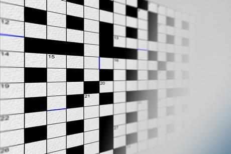 Cryptic crossword grid 092