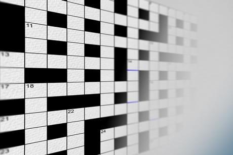 Cryptic crossword grid 103
