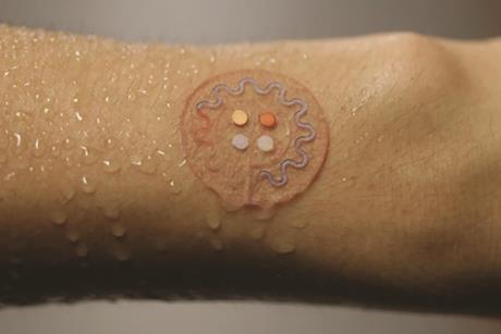 Skin-like microfluidic system for analysis of sweat