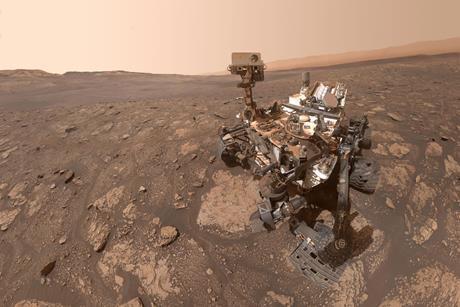 Curiosity Mars Rover Selfie
