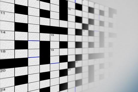 Cryptic crossword grid 122