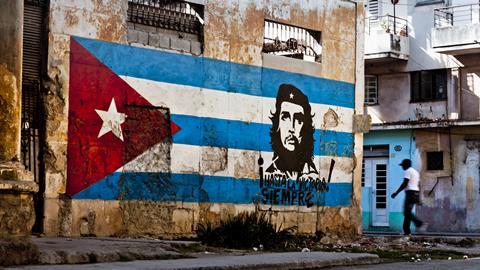 Wall painting in Cuba 