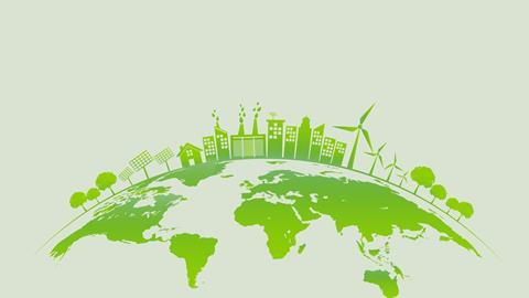 An image representing green energy