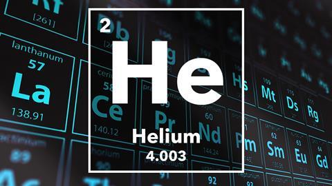 Periodic table of the elements – 2 – Helium