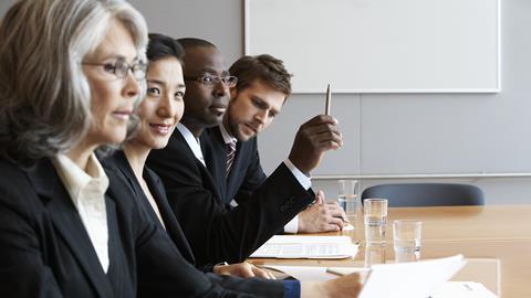 An image showing a boardroom meeting 