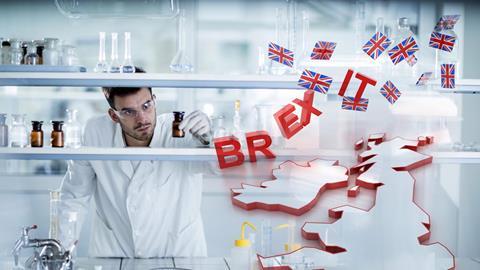 UK science after brexit concept artwork