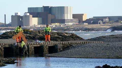 An image of a general view of the Wylfa Nuclear Power Station