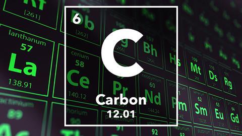 Periodic table of the elements – 6 – Carbon